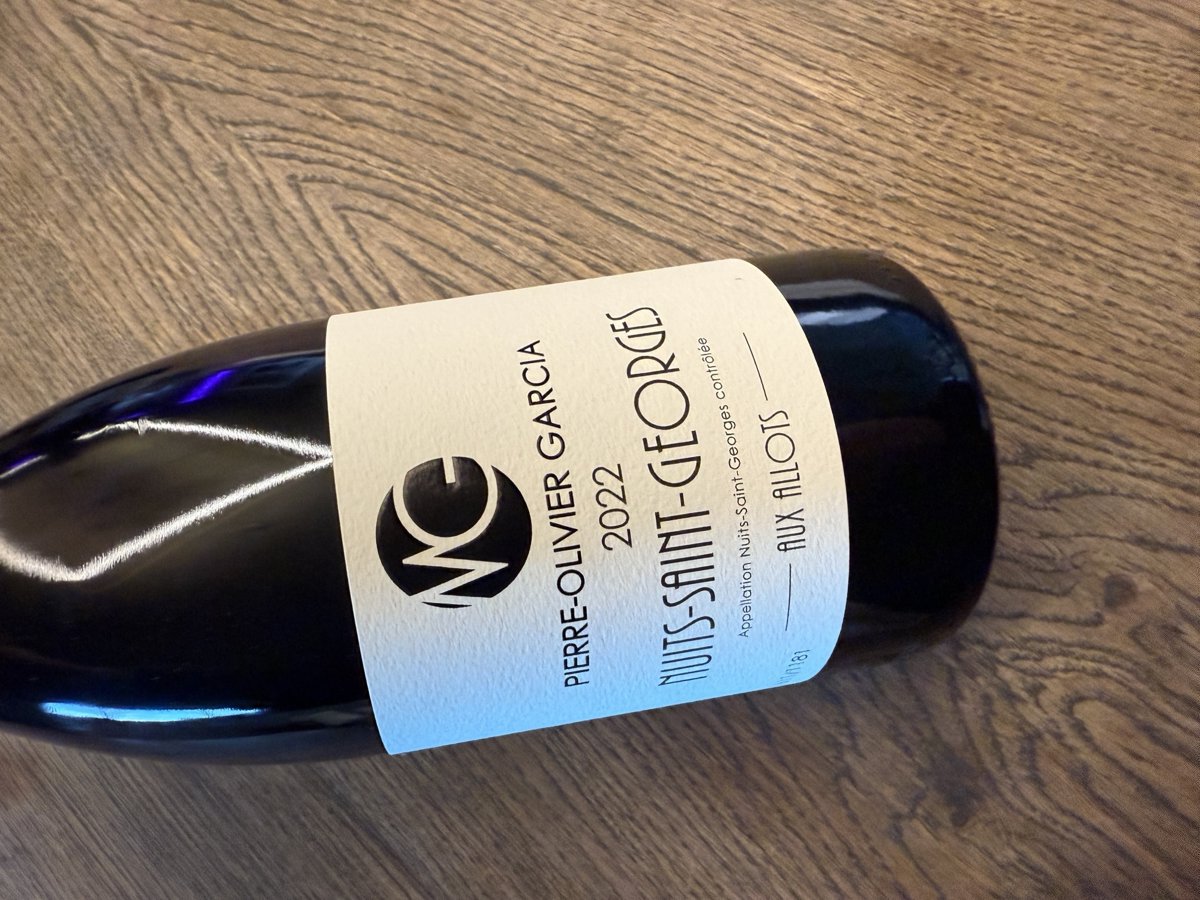 PIERRE OLIVIER GARCIA NUITS SAINT GEORGES AUX ALLOTS 2022
